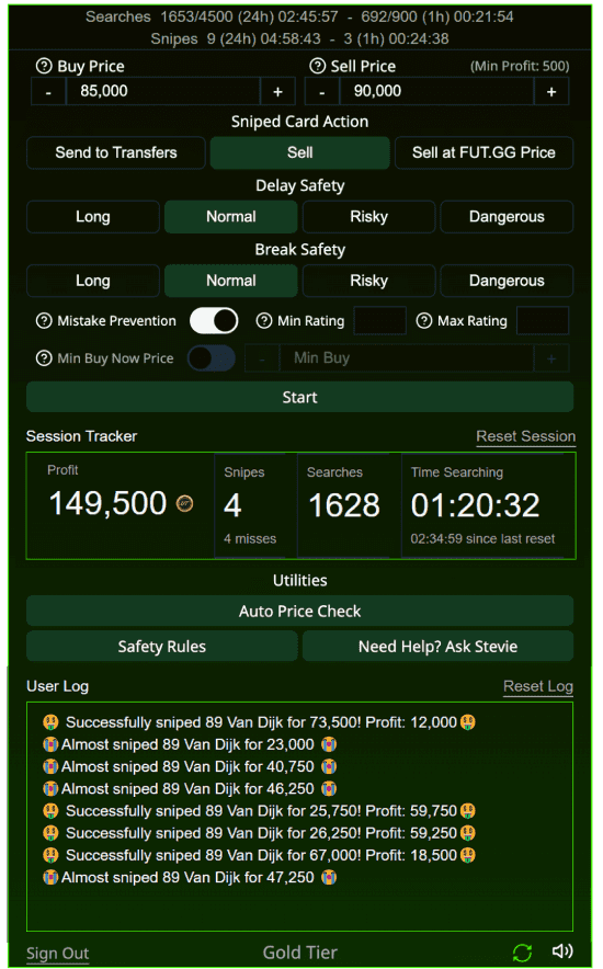 EA FC 26 Sniping Bot